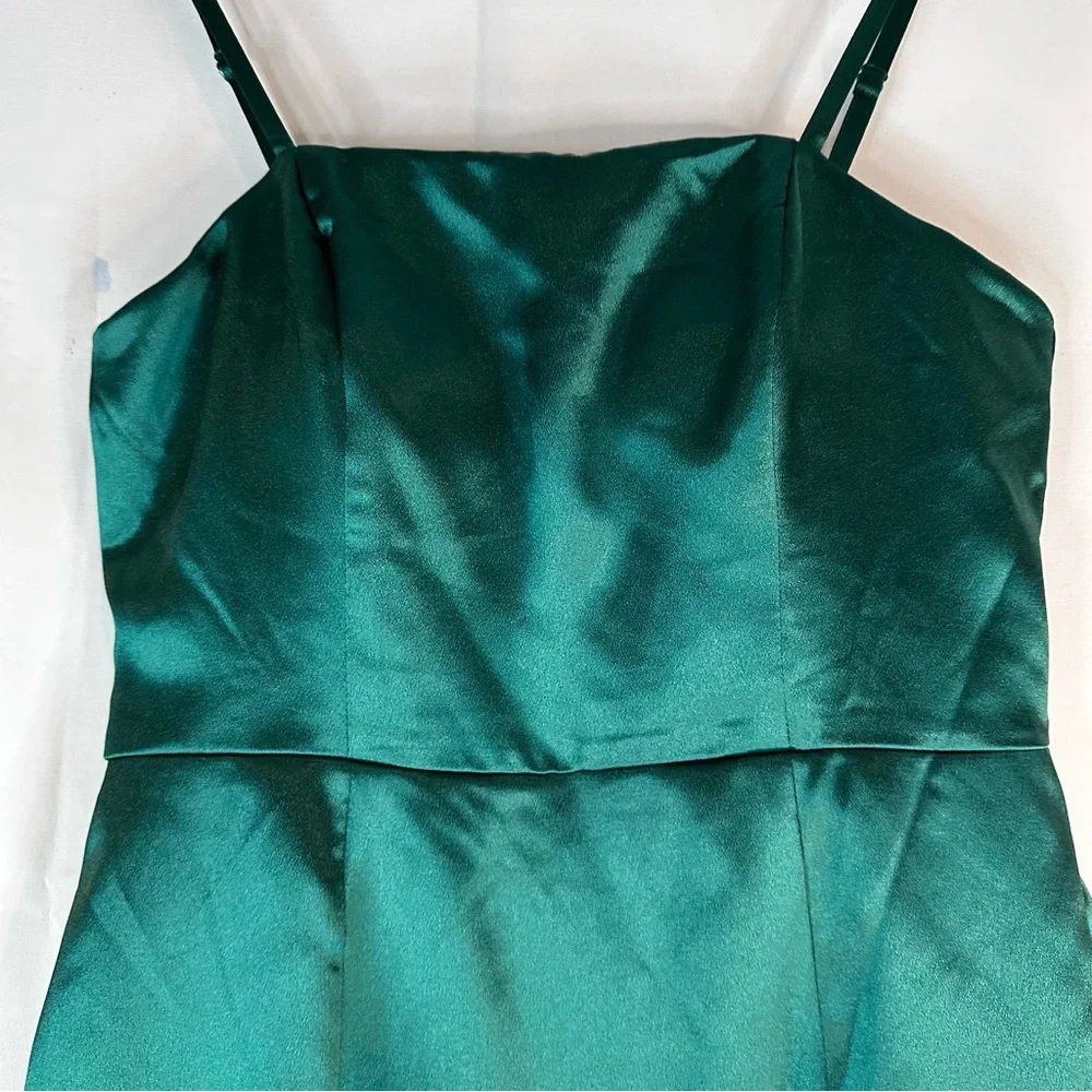 SPEECHLESS Women’s Size 13 Dress Fancy Formal Mini Length Ruffles NWT Green